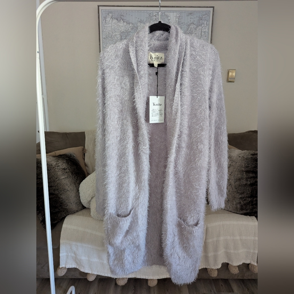 For Love & Lemons Knitz Lavender Cardigan